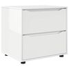 vidaXL Armadio 60 x 48 x 57 cm Legno ingegnerizzato Bianco Lucido