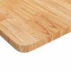 vidaXL Banco Lavoro Marrone Chiaro 100x60x81,5cm Legno Massello Rovere