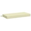 vidaXL Cuscino per panchina SOEST 100% Poliestere Crema 60 x 40 x 8 cm