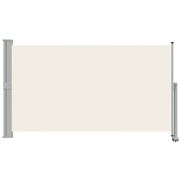 vidaXL Tenda da Sole Laterale Retrattile 140 x 300 cm Crema