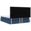 vidaXL Letto con Contenitore Blu 200 x 200 cm Pelle Sintetica