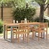 vidaXL Tavolo Giardino con Gambe a U 200x90x75cm Legno Massello Acacia