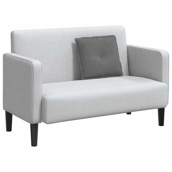 vidaXL Cuscino per Schiena Grigio scuro 50 x 45 cm