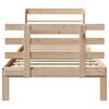 vidaXL Giroletto con Testiera 75x190 cm in Legno Massello di Pino