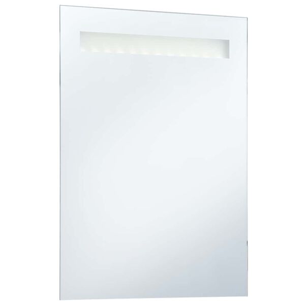 vidaXL Specchio da Parete a LED per Bagno 60x80 cm