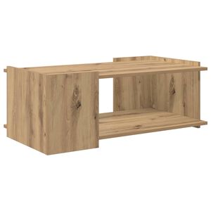 vidaXL Tavolino da salotto Rovere Artigianale 90 x 50 x 33 cm