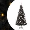 vidaXL Albero di Natale Nero 180 cm PVC