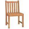 vidaXL Set da Pranzo per Giardino 3 pz in Legno Massello di Teak