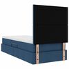 vidaXL Letto con contenitore e LED con led Blu 100 x 200 cm Poliestere