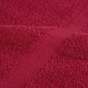 vidaXL Set ASciugamani SOLUND 8 pz Rossi 600 gsm