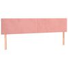 vidaXL Testiera Rosa 160x5x78/88 cm in Velluto