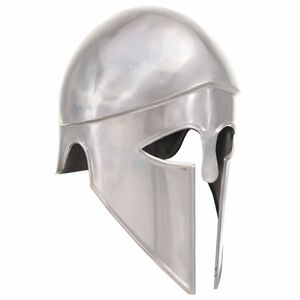 vidaXL Elmo da Guerriero Greco Antico per LARP in Acciaio Argento