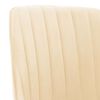 vidaXL Sedie da Pranzo 6 pz Crema in Velluto