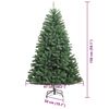 vidaXL Albero di Natale Artificiale con Rami Pieghevoli Verde 150 cm