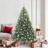 vidaXL Albero di Natale artificiale con 300 LED Verde 180 cm PE e PVC