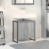 vidaXL Mobile da Bagno Grigio Sonoma 60 x 30 x 60 cm Legno multistrato