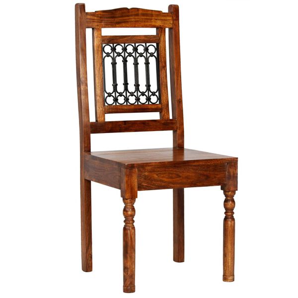 vidaXL Set da Pranzo 5 pz in Legno Massello di Acacia