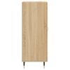 vidaXL Credenza Rovere Sonoma 34,5x34x90 cm in Legno Multistrato