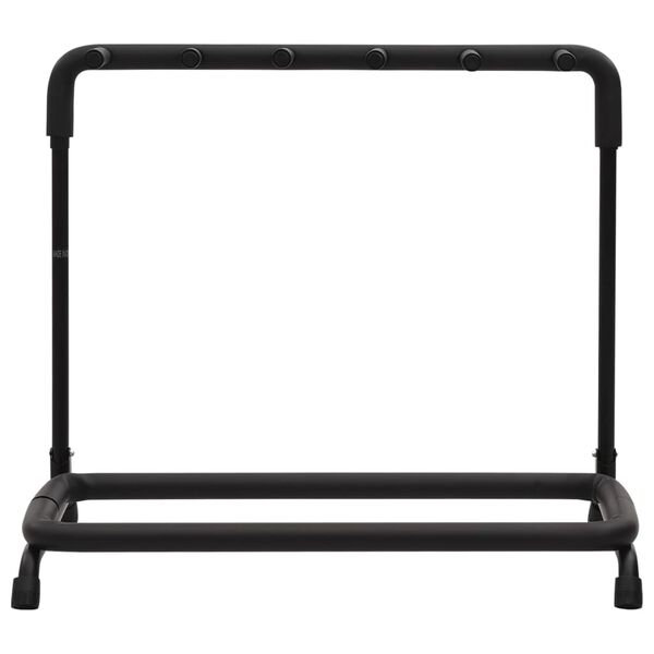 vidaXL Supporto Pieghevole per Chitarra con 5 Sezioni Nero 74x41x66 cm
