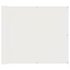 vidaXL Schermo da balcone Bianco 100 x 200 cm Tessuto Oxford