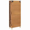 vidaXL Credenza Legno vecchio 69,5 x 34 x 180 cm Legno multistrato