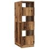 vidaXL Mobile da lavanderia con porta Legno vecchio 50 x 68 x 162 cm