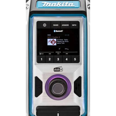 Makita Radio Bluetooth DAB Nero e Blu