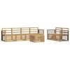 vidaXL Set di divani da esterno 7 pz