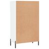 vidaXL Scarpiera Bianco Lucido 60x35x105 cm in Legno Multistrato