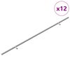 vidaXL Maniglia per Armadio 12 pcs Argento 700mm Acciaio inossidabile