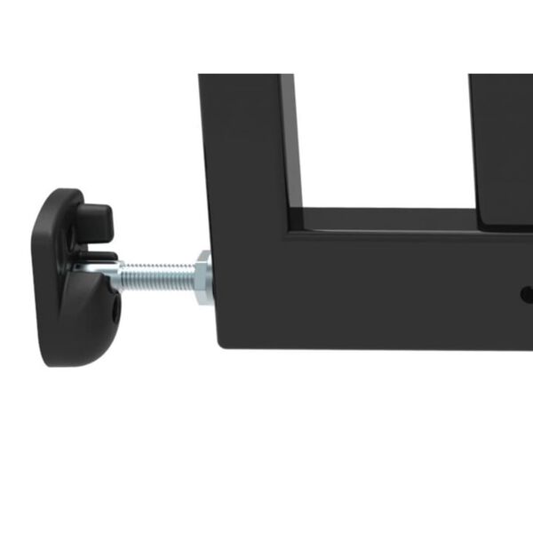 Mac Lean Cancelletto di Sicurezza per Bambini 64-100 cm Legno Nero