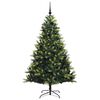 vidaXL Albero di Natale Artificiale a Cerniera con 300 LED 180 cm