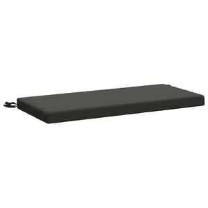 vidaXL Cuscino per panchina SOEST 100% Poliestere Antracite
