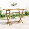 vidaXL Tavolo da Giardino Pieghevole 110x55x75cm Legno Massello Acacia