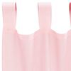 vidaXL Tende in Voile con Passanti 2 pz Rosa Chiaro 140x260 cm