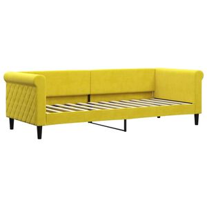 vidaXL Letto da Giorno Giallo 80x200 cm in Velluto