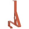 vidaXL Supporto per guardia della neve Rosso 29,5 x 3 x 34,5 cm