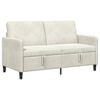 vidaXL Divano con Storage Crema 152 x 78 x 87 cm Poliestere