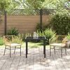 vidaXL Set da Pranzo per Giardino 3 pcs Marrone polyrattan