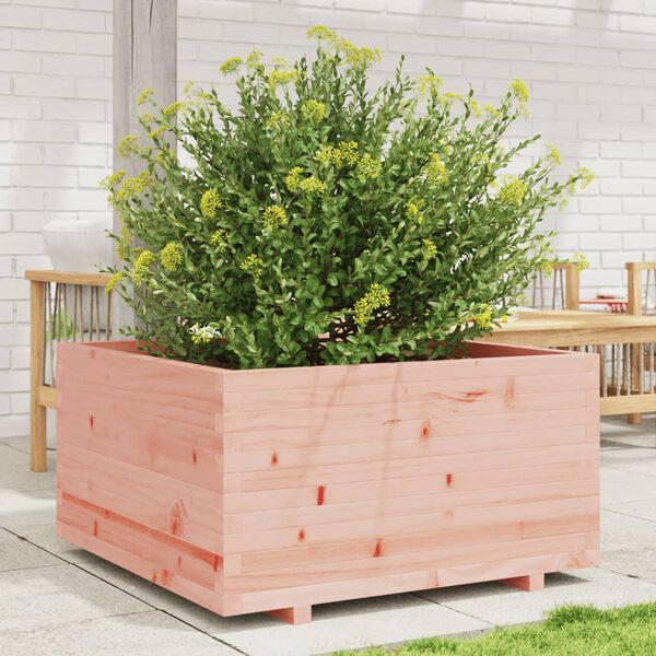 vidaXL Fioriera da Giardino 90x90x49,5 cm in Legno Massello di Douglas