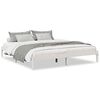 vidaXL Letto Extra Lungo senza Materasso Bianco 180x210 cm in Pino