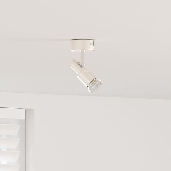 vidaXL Faretto da soffitto Nickel spazzolato 8 x 8 x 10.5 cm Acciaio