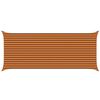 vidaXL Vela da ombra solare Arancione e Marrone 6 x 2,5 m