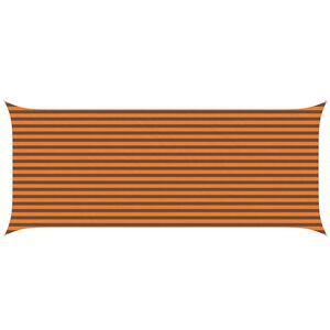 vidaXL Vela da ombra solare Arancione e Marrone 6 x 2,5 m