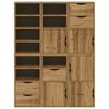 vidaXL Armadietti Laterali 6 pz ODDA 40x24x79 cm Legno Massello Pino