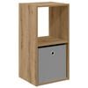 vidaXL Comodino Rovere artigianale 35 x 32 x 68,5 cm Legno multistrato
