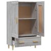 vidaXL Credenza Grigio Sonoma 70x31x115 cm in Legno Multistrato