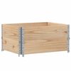 vidaXL Paretali per Pallet 2 pz 80x60 cm in Legno Massello di Pino