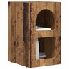 vidaXL Comodino Legno vecchio 29,5 x 33,5 x 50 cm Legno multistrato
