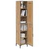 vidaXL Credenza Rovere artigianale 34,5 x 34 x 180 cm